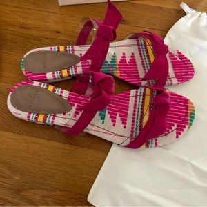 Alexandre Birman Sandalia Salto Rasteiro Guadalupe Sandals EU 40.5 US 9 9.5